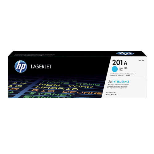 HP Lasertoner CF401A Nr. 201A