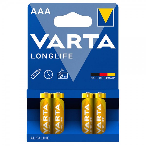 Batterien Varta Longlife Micro (AAA) LR3