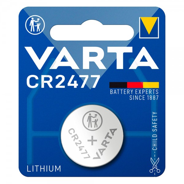 Knopfzellen Varta Lithium Coin CR2477 Typ 6477 Blister