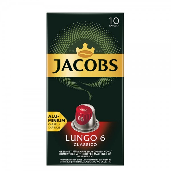 Kaffeekapseln Jacobs Lungo 6 Classico