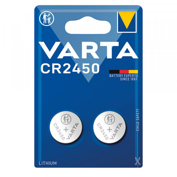 Knopfzellen Varta CR2450 Lithium Typ 2450