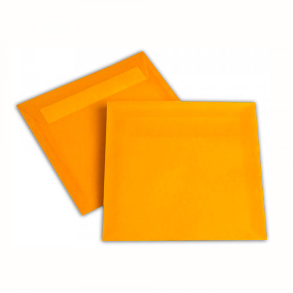 Versandtaschen 170x170mm, transparent orange