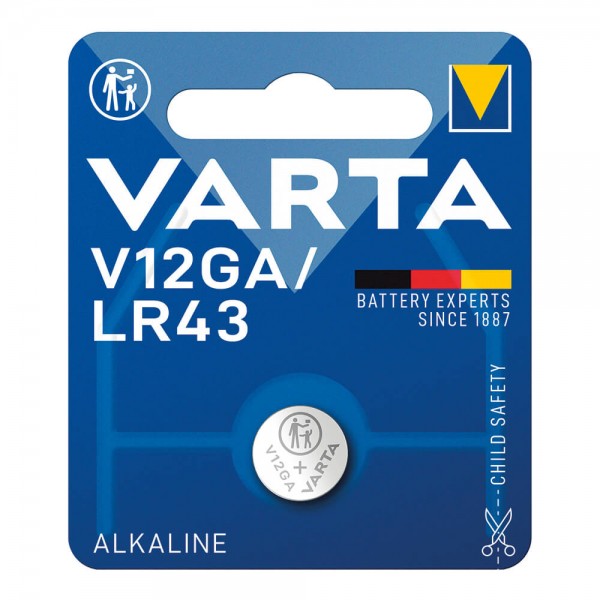 Knopfzellen Varta Alkaline Special V12GA/LR43 Typ 4278 Blister