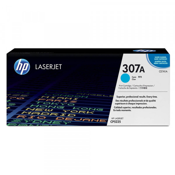 HP Lasertoner CE741A Nr. 307A