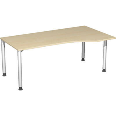 Schreibtisch Geramöbel 4-Fuß Flex S-555305 Ahorn