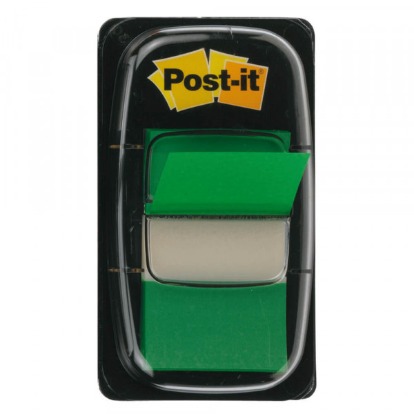 Haftmarker Post-it Tape Flags Index I680, 50 Streifen grün