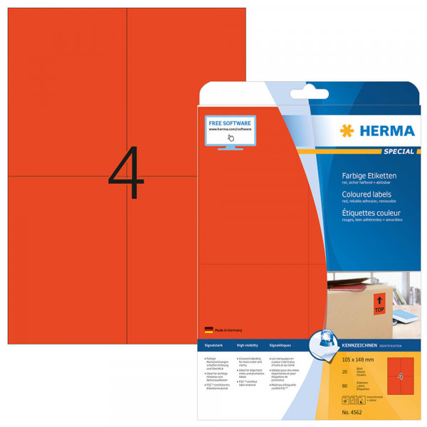 Etiketten Herma 4562 mit Verpackung
