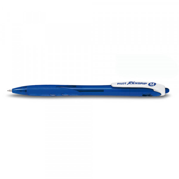 Druckkugelschreiber Pilot Begreen RexGrip BRG-10M-BG blau