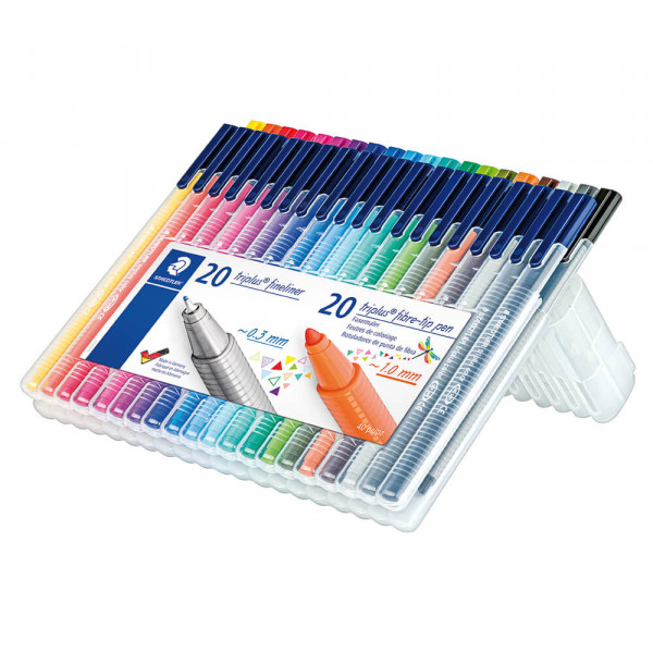 Fasermaler und Fineliner Staedtler triplus Box 34 SB40