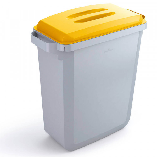 Abfallsammler Durable Set Durabin 60 VEH20120 gelb