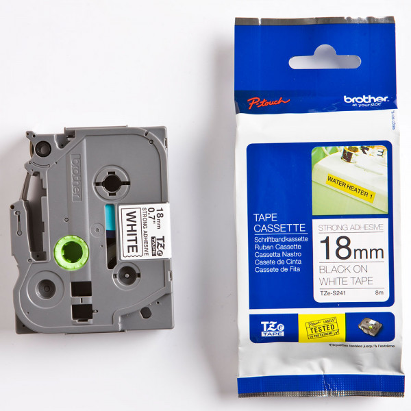 Schriftbänder Brother TZe-S241 mit Verpackung