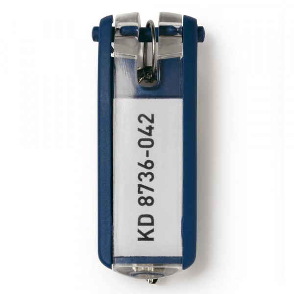 Schlüsselanhänger Durable KEY CLIP 1957 blau