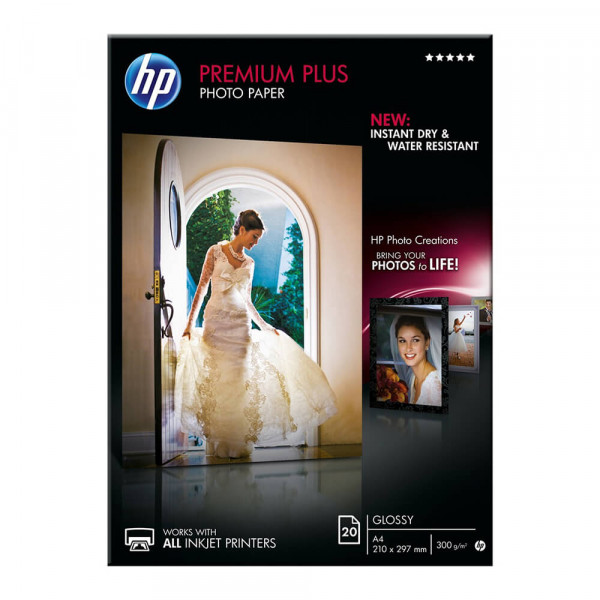 HP Inkjet-Fotopapier CR672A A4, 300g/m², 20 Blatt