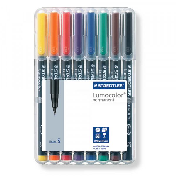 Folienschreiber Staedtler permanent pen 313WP8