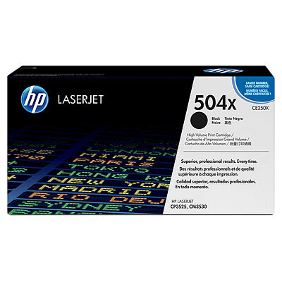 HP Lasertoner CE250X Nr. 504X
