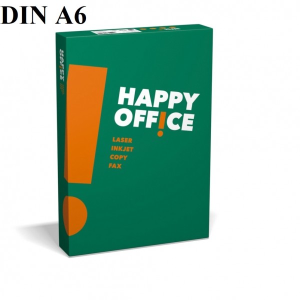 Kopierpapier Happy Office, A6, 80g/m², weiß