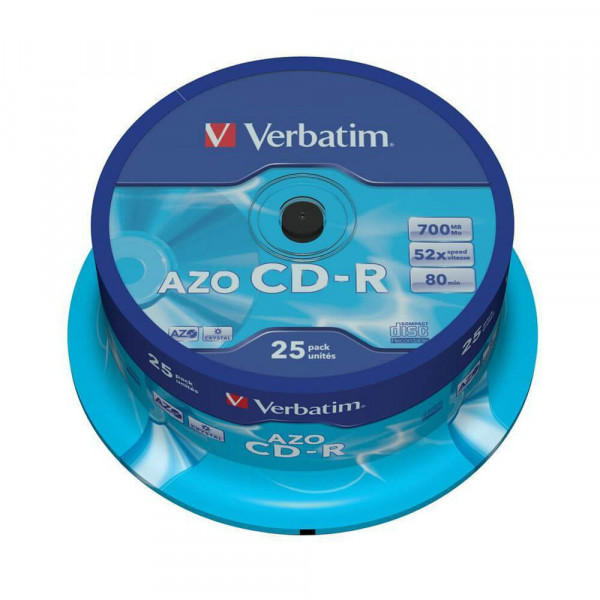 CD-R Verbatim AZU Crystal 43352