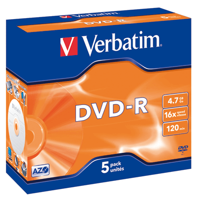 DVD-R Verbatim Matt Silver 43519