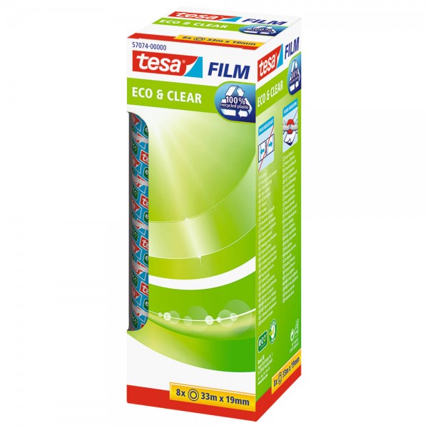 Klebefilm Tesa eco & clear ecoLogo 57074-00000-01