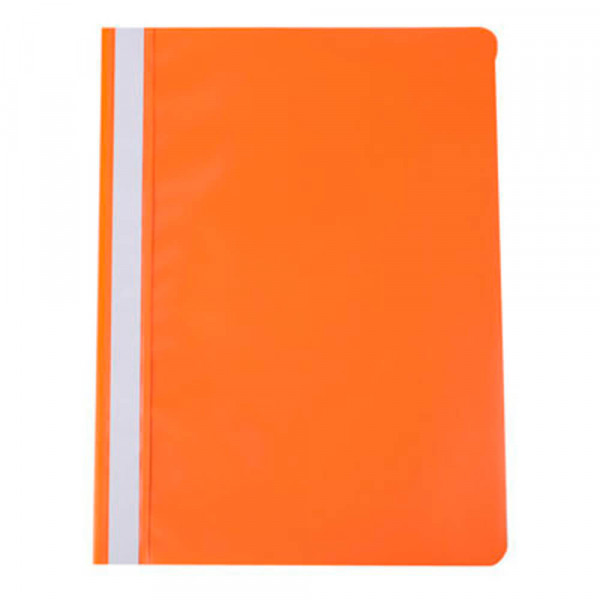 Schnellhefter a-series, DIN A4, PP, farbiger Rückendeckel orange