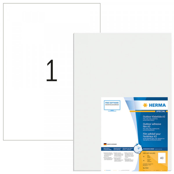 Etiketten Herma 9542 Verpackung