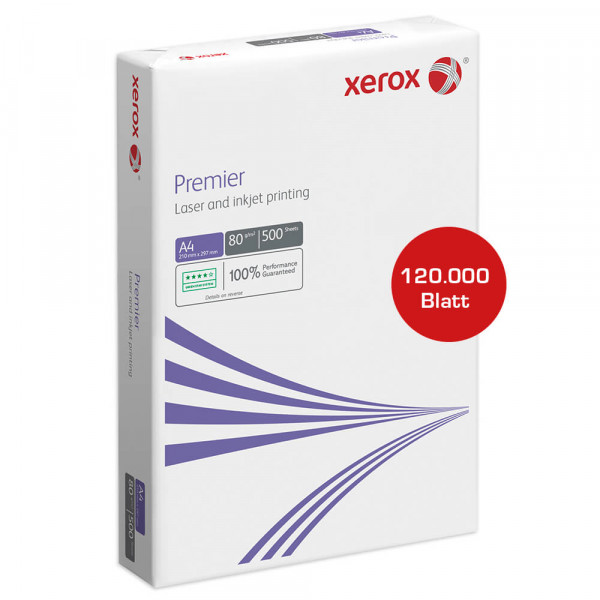 Palette Kopierpapier Xerox Premier ECF 003R91720 120.000