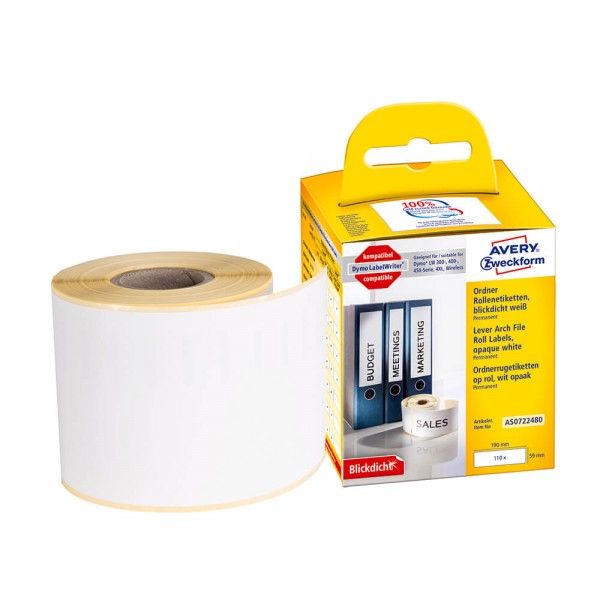 Rollen-Rückenschilder Zweckform AS0722480