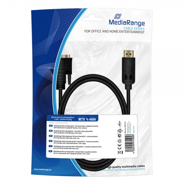 Monitorkabel MediaRange DVI auf DisplayPort MRCS131