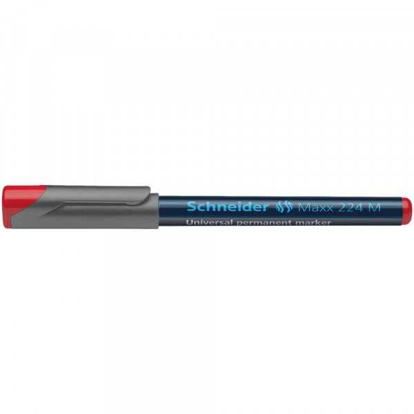 Folienschreiber Schneider Maxx 224 M, 1mm, wasserfest rot