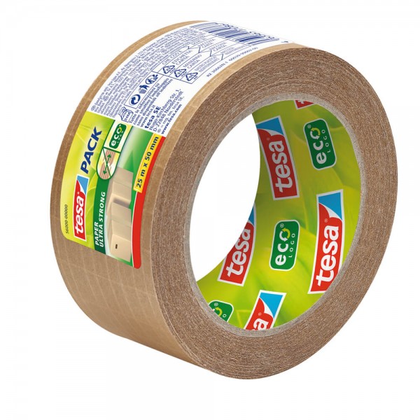 Papier-Packband Tesa paper ultra strong ecoLogo 56000