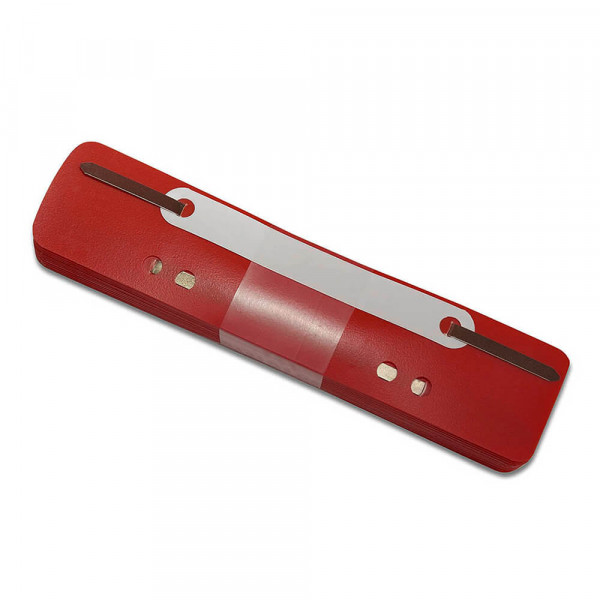 Heftstreifen Corona rot