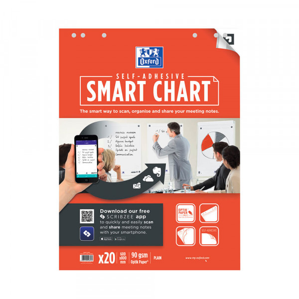 Oxford Flipchartblock Smart Chart 68x80cm 40096276
