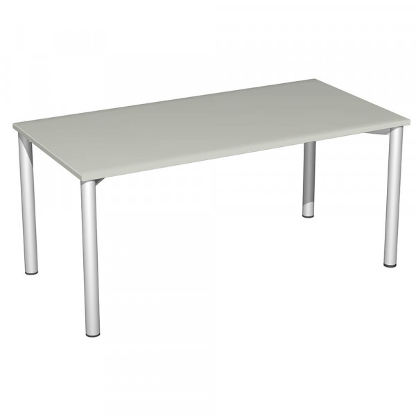 Schreibtisch Geramöbel 4 Fuß Flex S-550103 hellgrau
