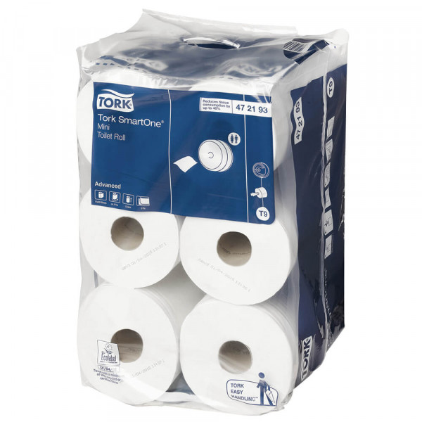 Toilettenpapier Tork SmartOne Mini Jumbo 2-lagig 472193