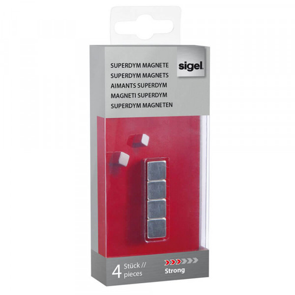 Magnete Sigel SuperDym C5 Strong GL192 Pack 6 Stück