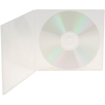 CD-Leerhüllen MediaRange, für 1 CD Slimcase