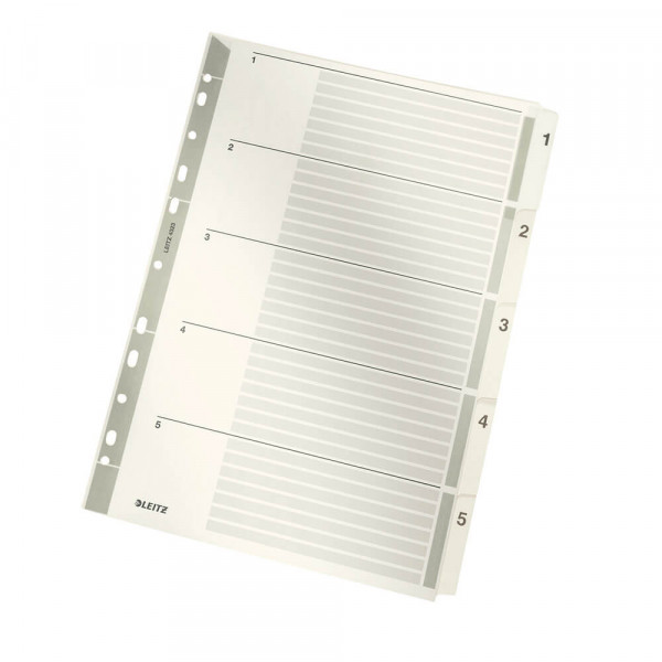Kartonregister Leitz 4323, A4, 1-5