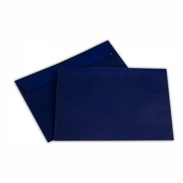 Versandtaschen C5, transparent dunkelblau