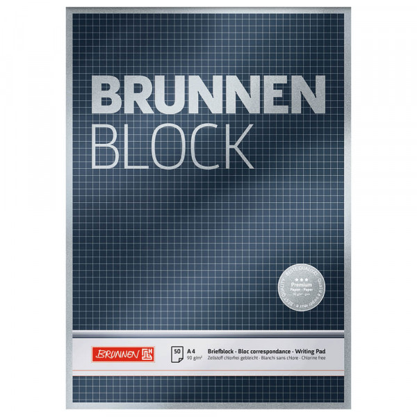 Briefblock Brunnen Premium A4