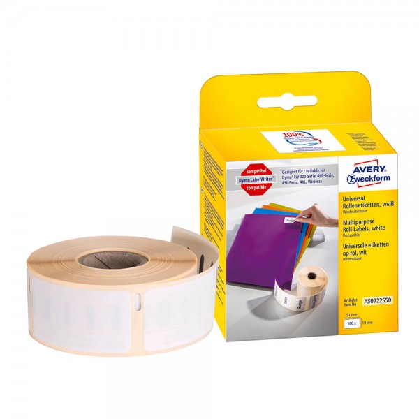 Rollen-Vielzwecketiketten Zweckform AS0722550