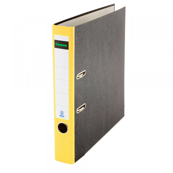 Ordner Standard DIN A4, 5cm, farbiger Rücken gelb